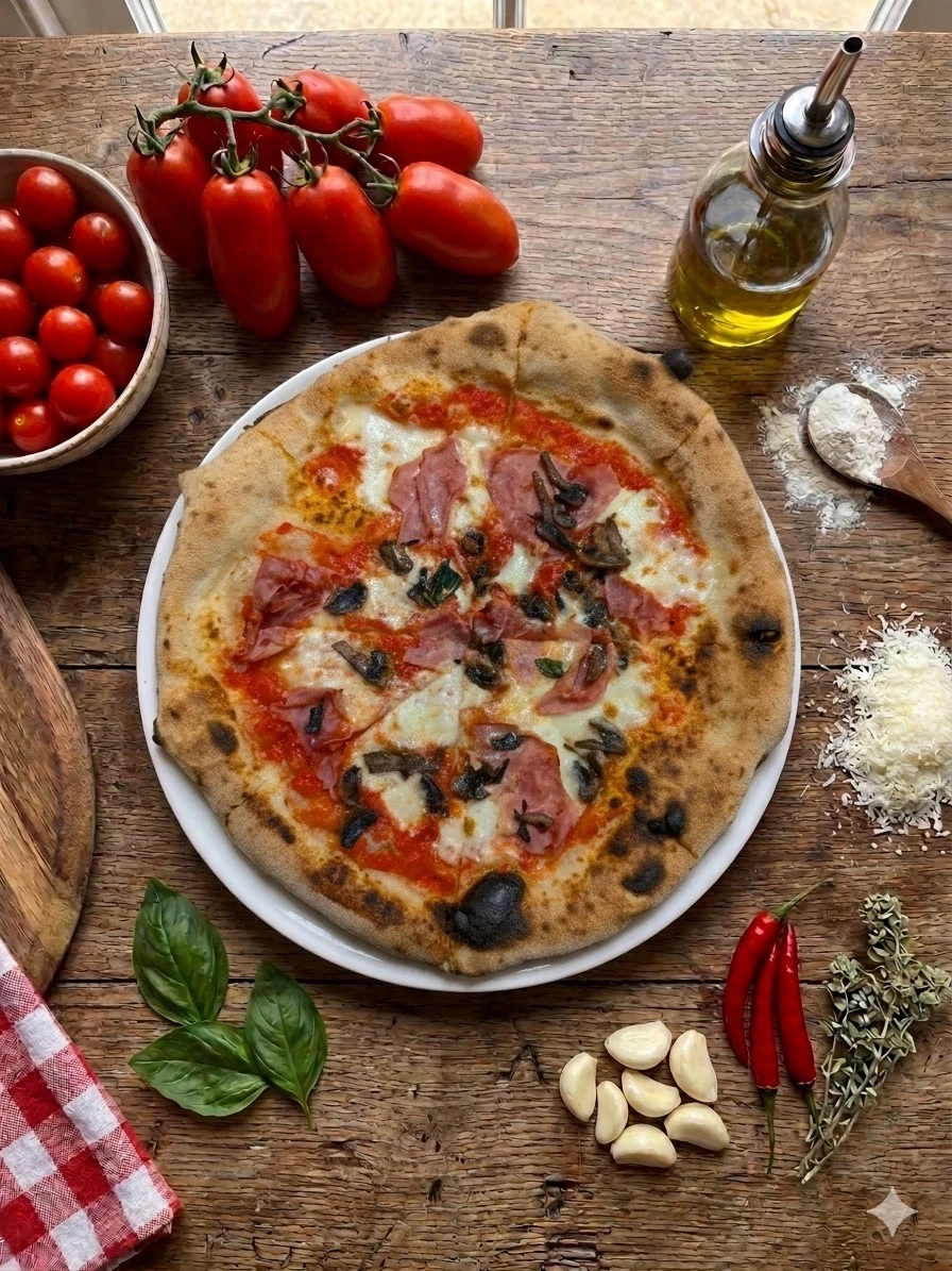 Prosciutto e Funghi